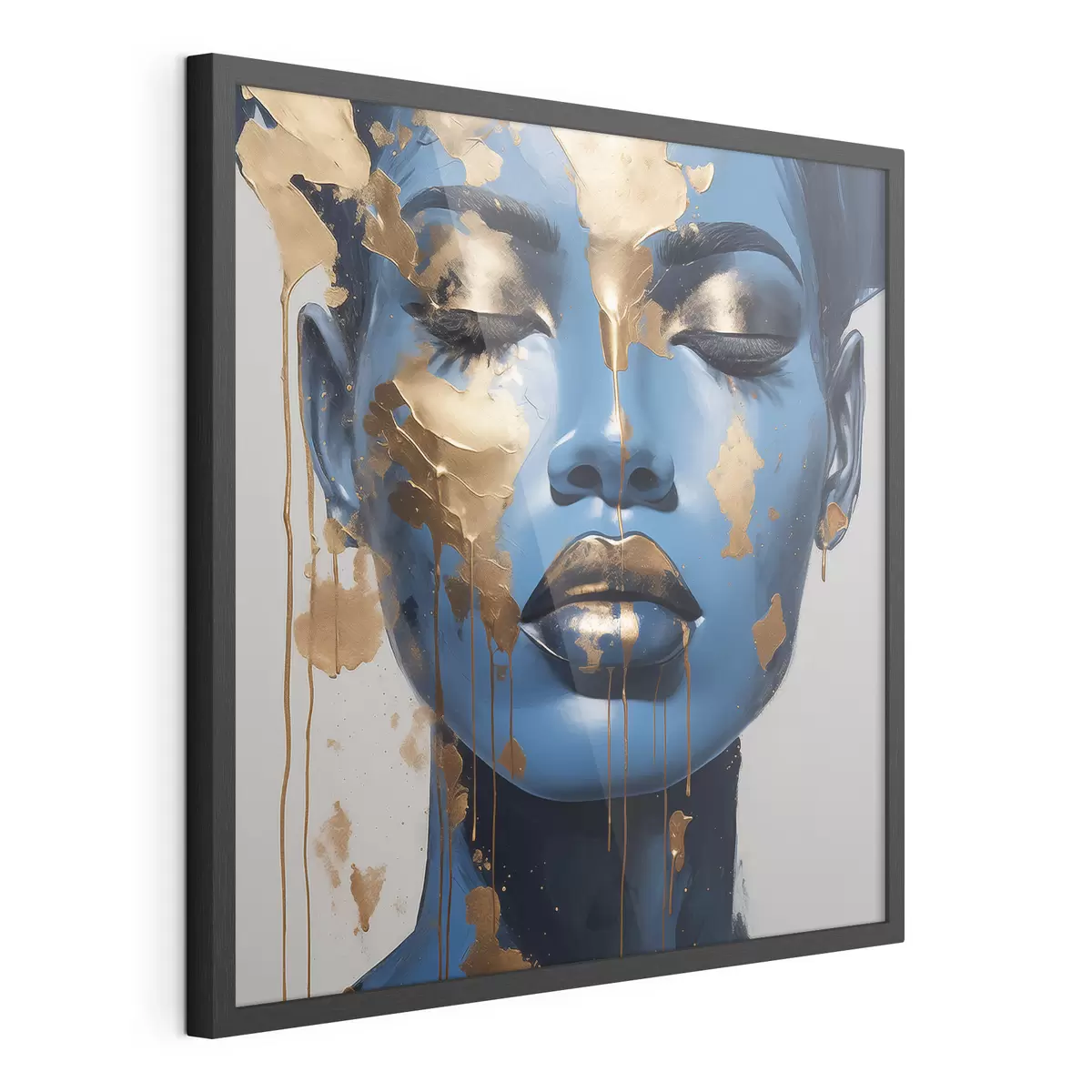 Poster Porträt eines Mädchens in Farbe f41607