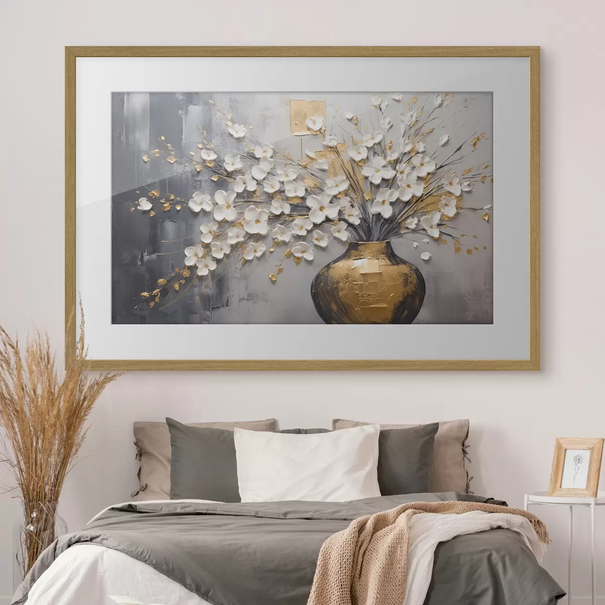 Poster Zweige im goldenen Licht f41558