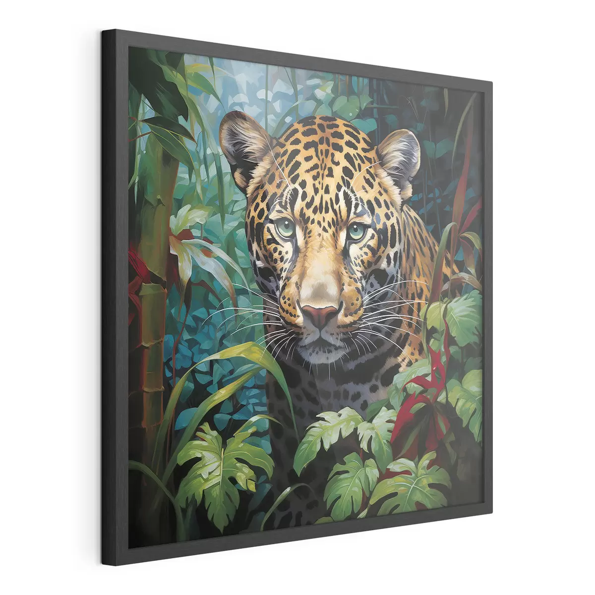 Poster Leopard im Dickicht f41566