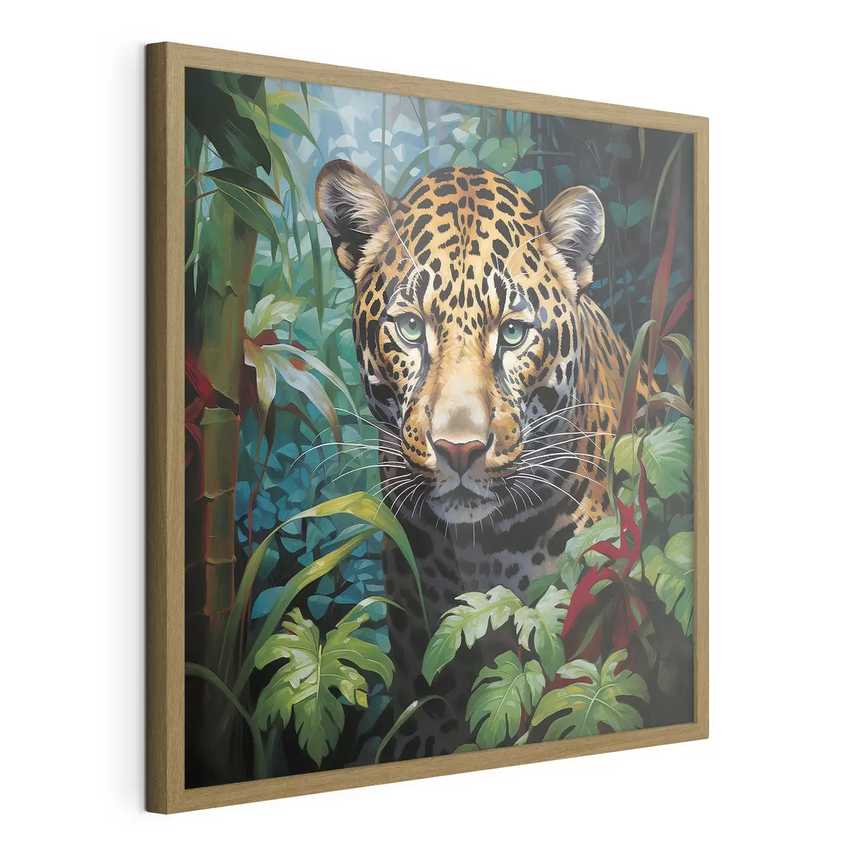 Poster Leopard im Dickicht f41566