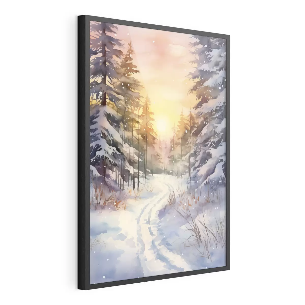 Poster Wald und Pause f41640