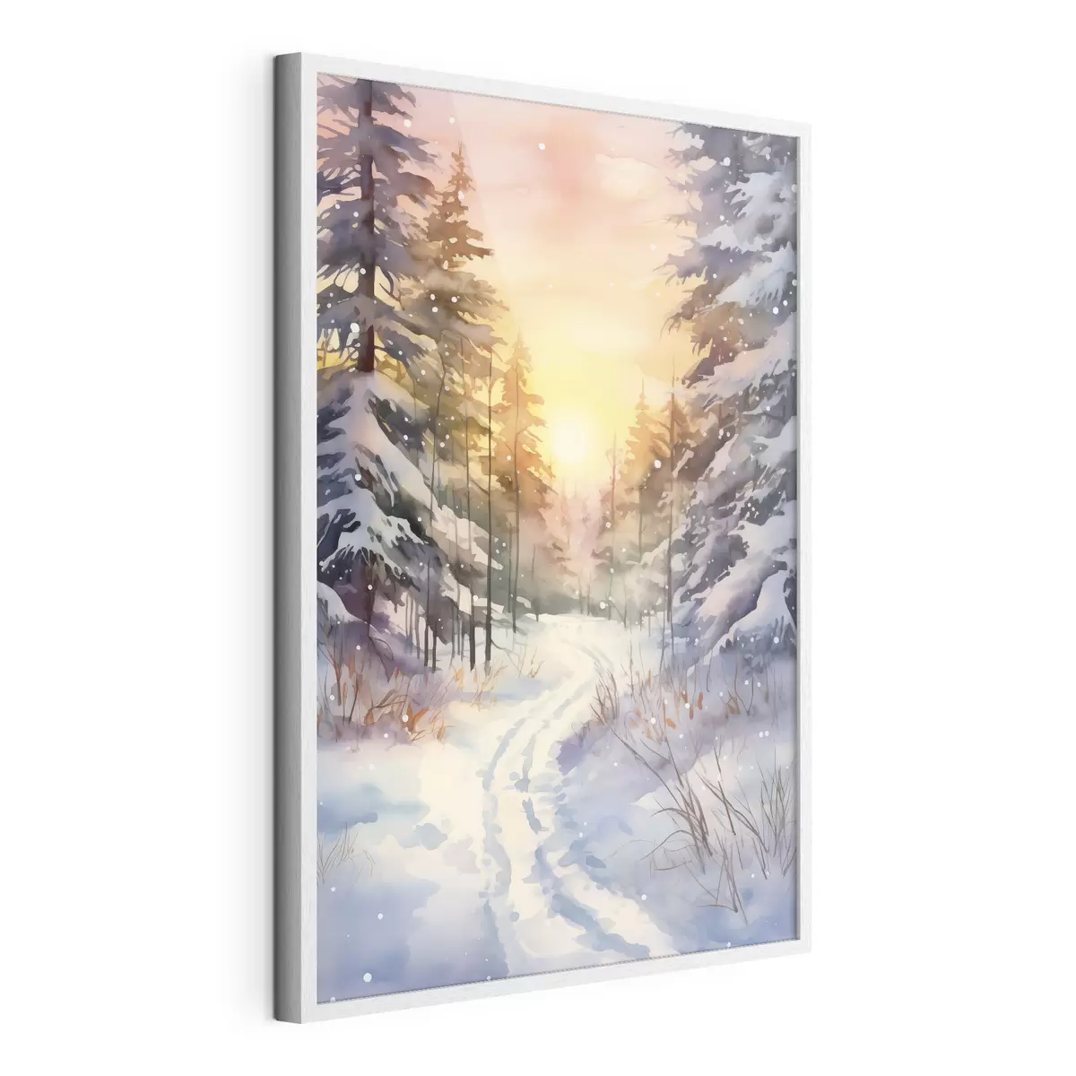 Poster Wald und Pause f41640