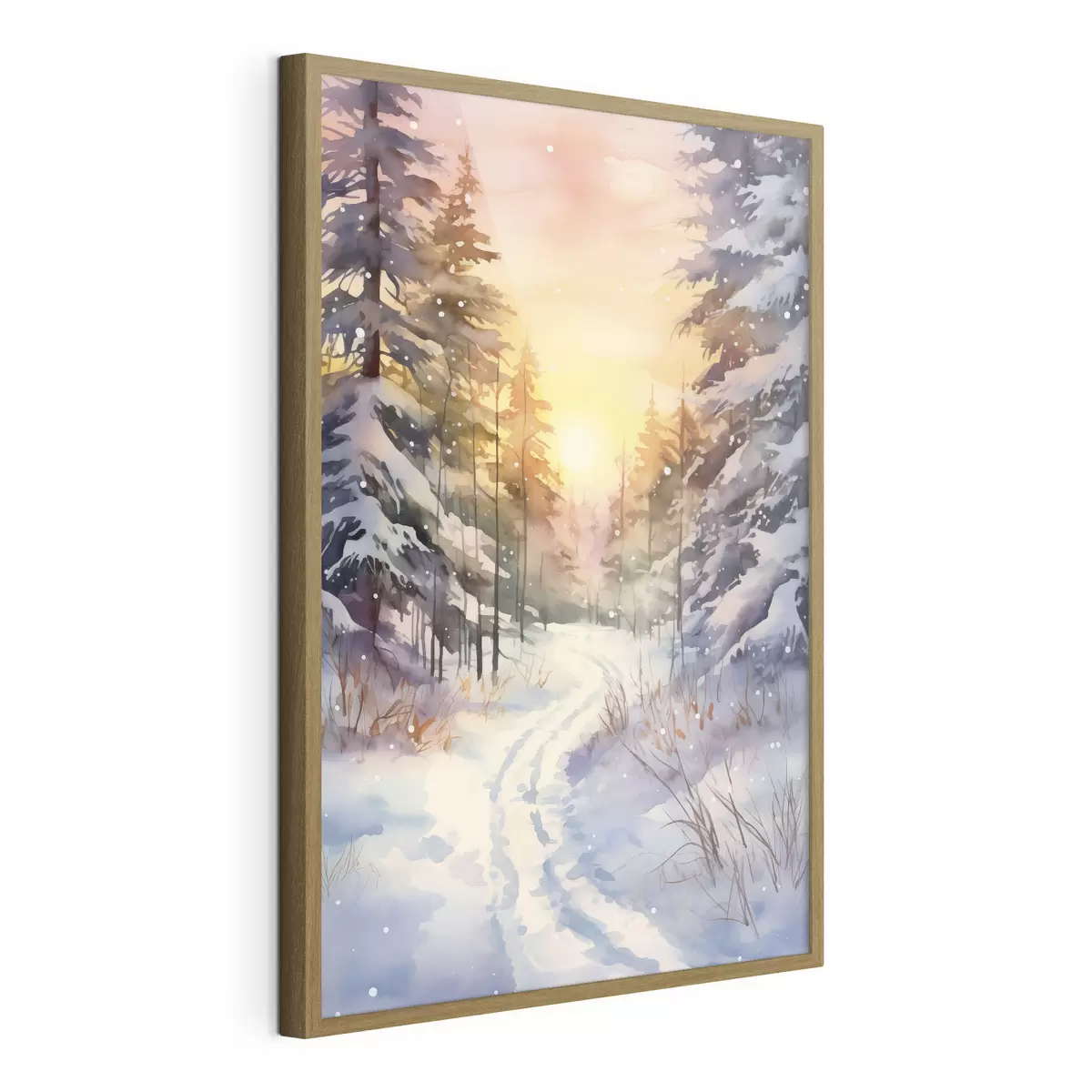 Poster Wald und Pause f41640