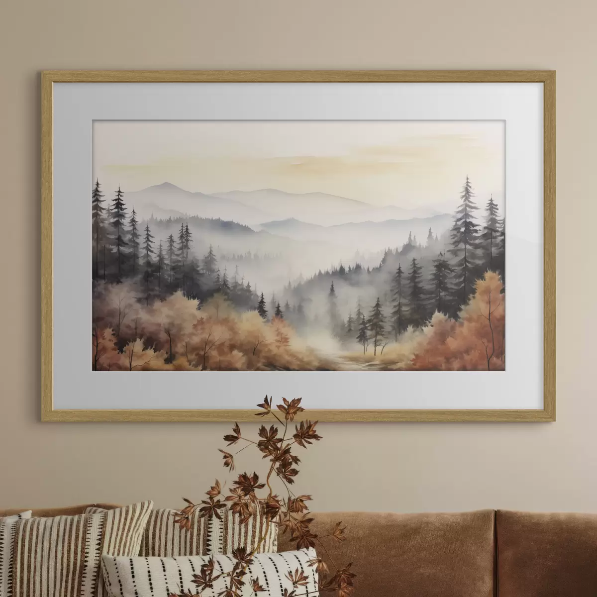 Poster Wald und Rätsel f41646