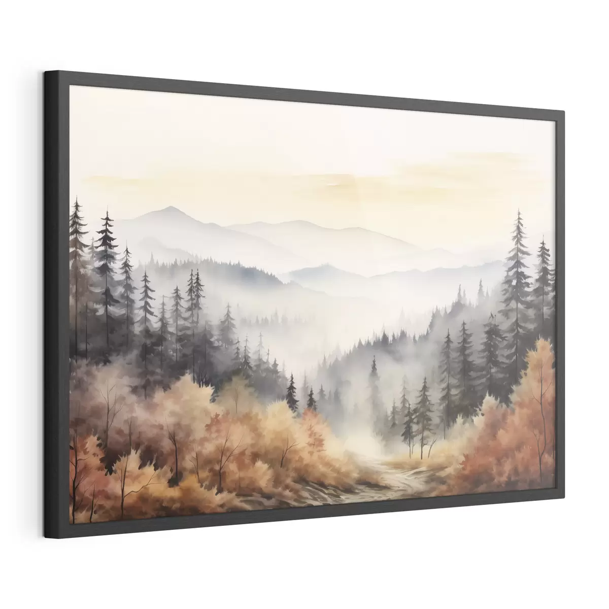 Poster Wald und Rätsel f41646