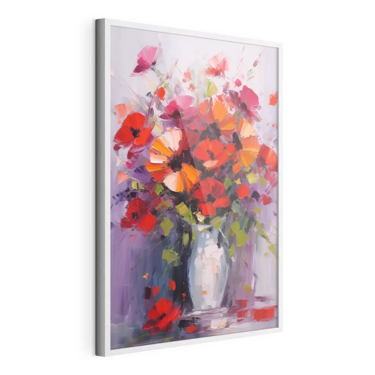 Poster Strauß roter Mohnblumen f41666