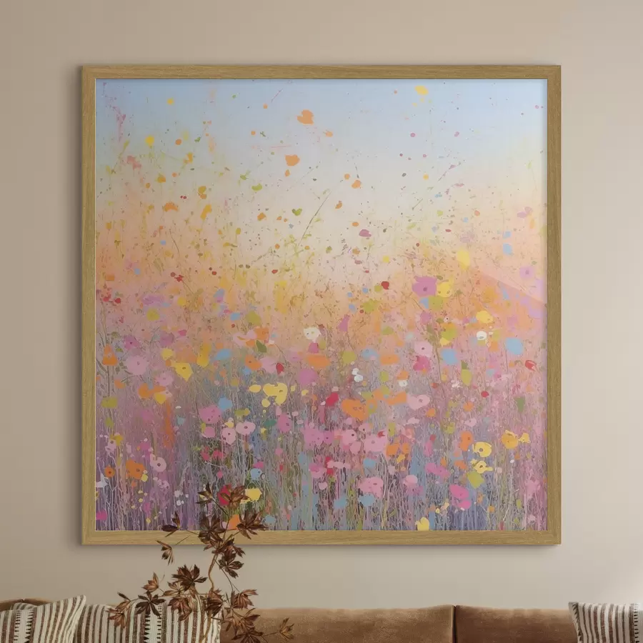 Fototapete Bunte Blumen f41695