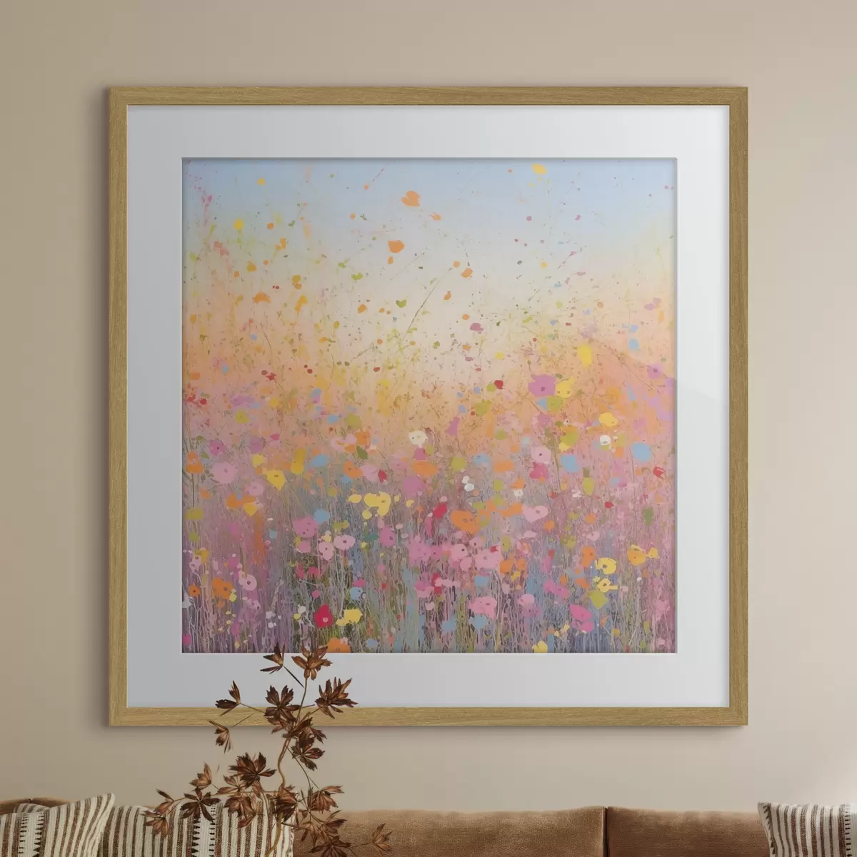 Poster Bunte Blumen f41695