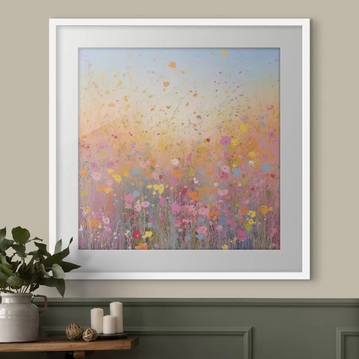 Poster Bunte Blumen f41695