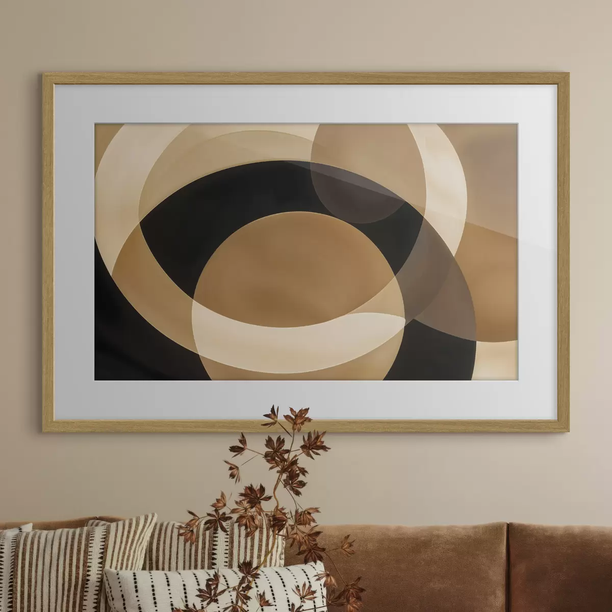 Poster Kreise und Geheimnis f41741