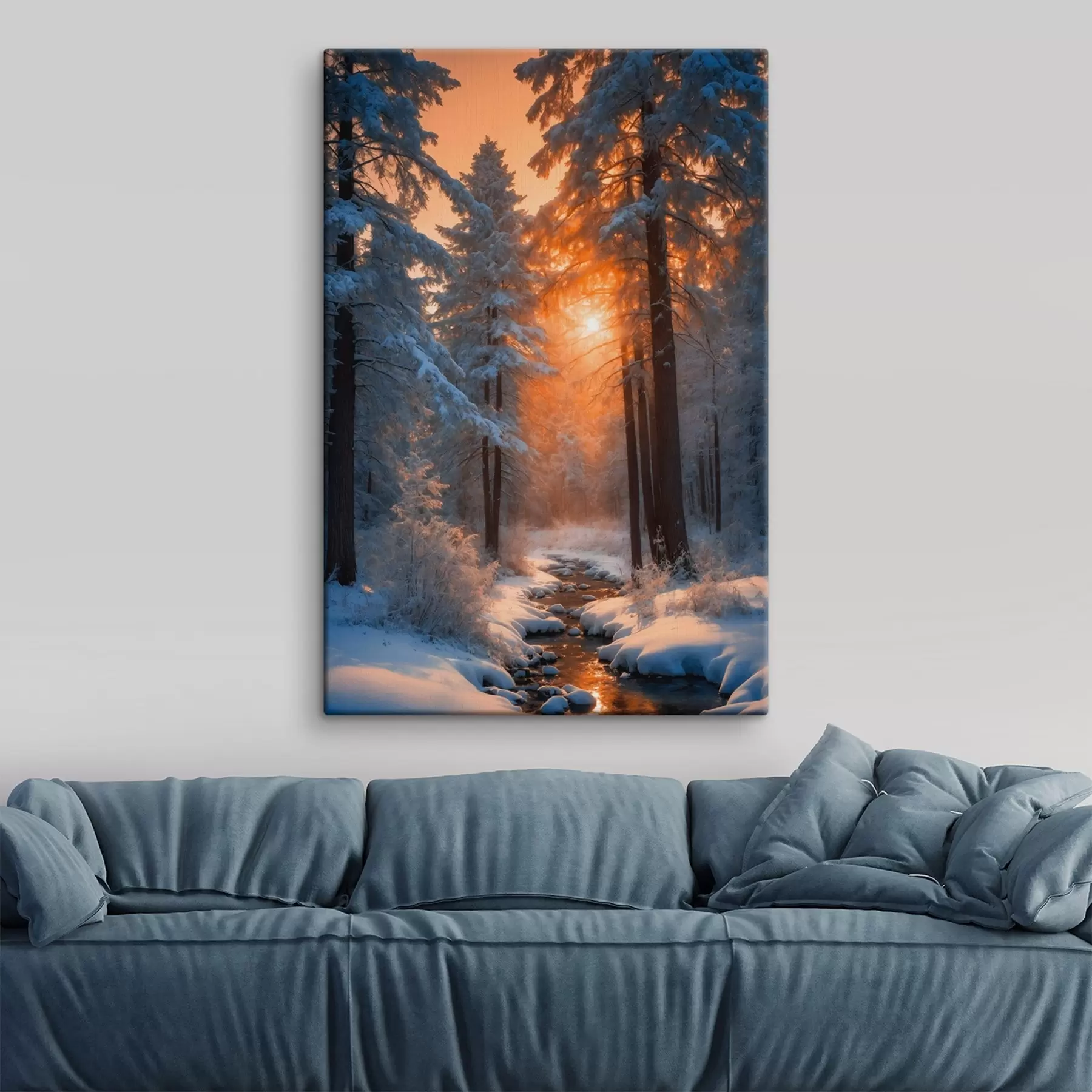 Fototapete Strom im Winter Sommer s41590