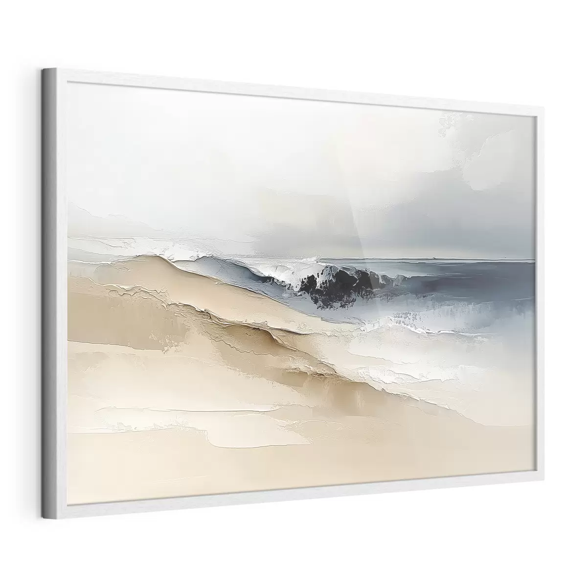 Poster Abstrakt mit Meereswelle f41654