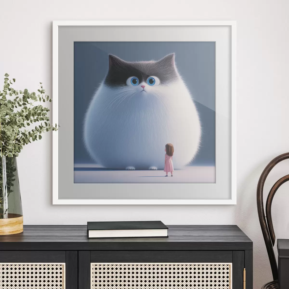 Poster Katze und Rhythmus f41974