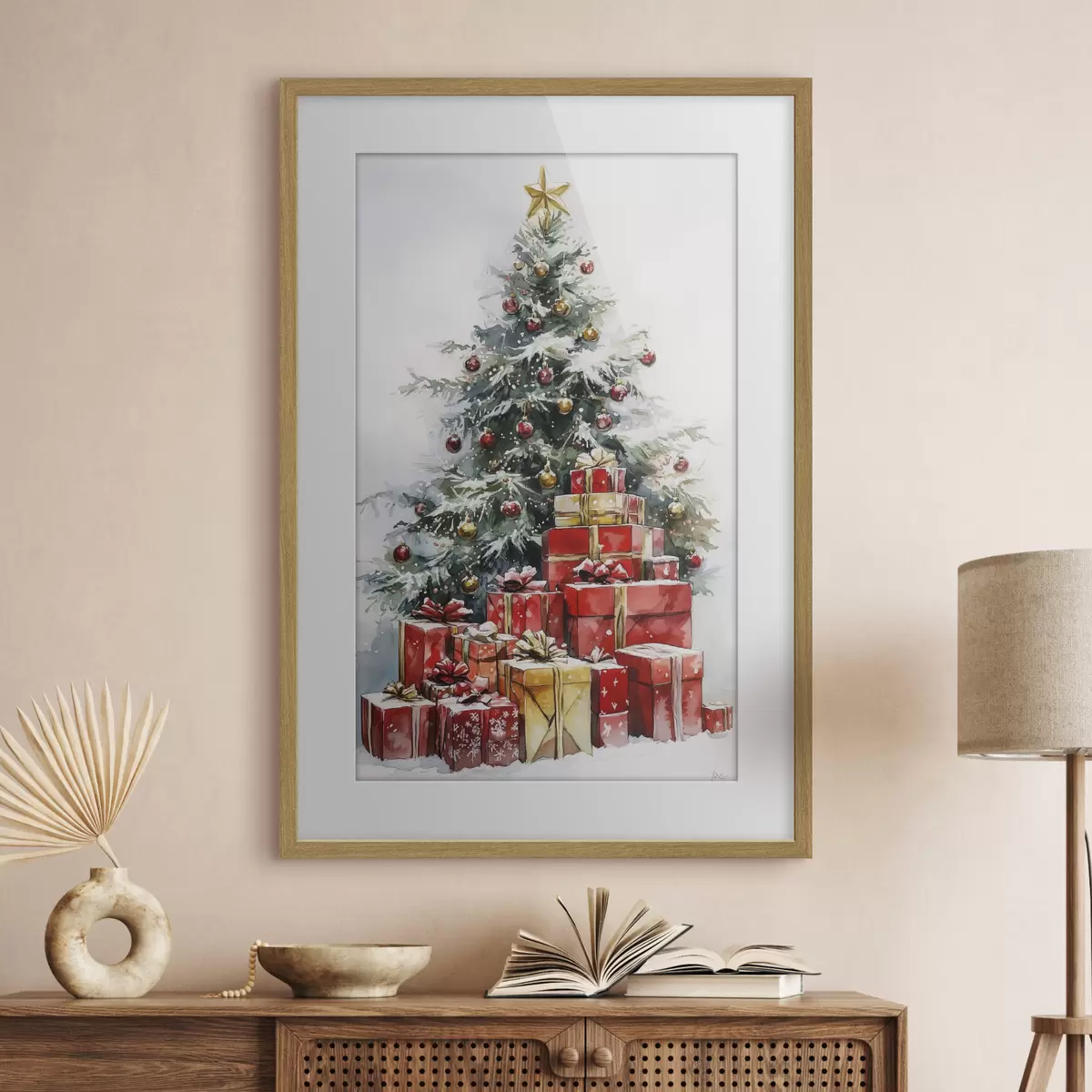 Poster Unter dem Weihnachtsbaum f41953