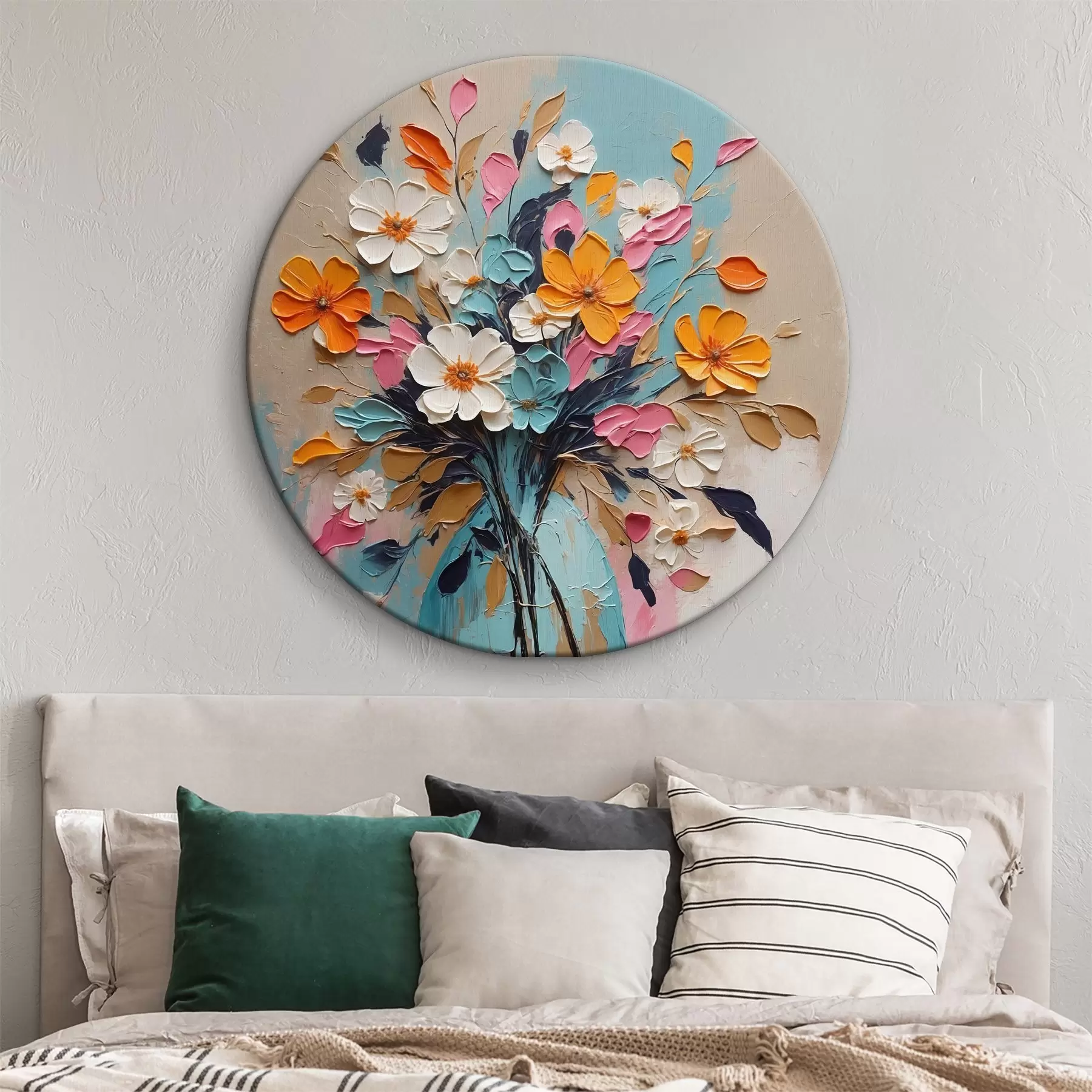 Fototapete Glasvase mit Blumen r38674