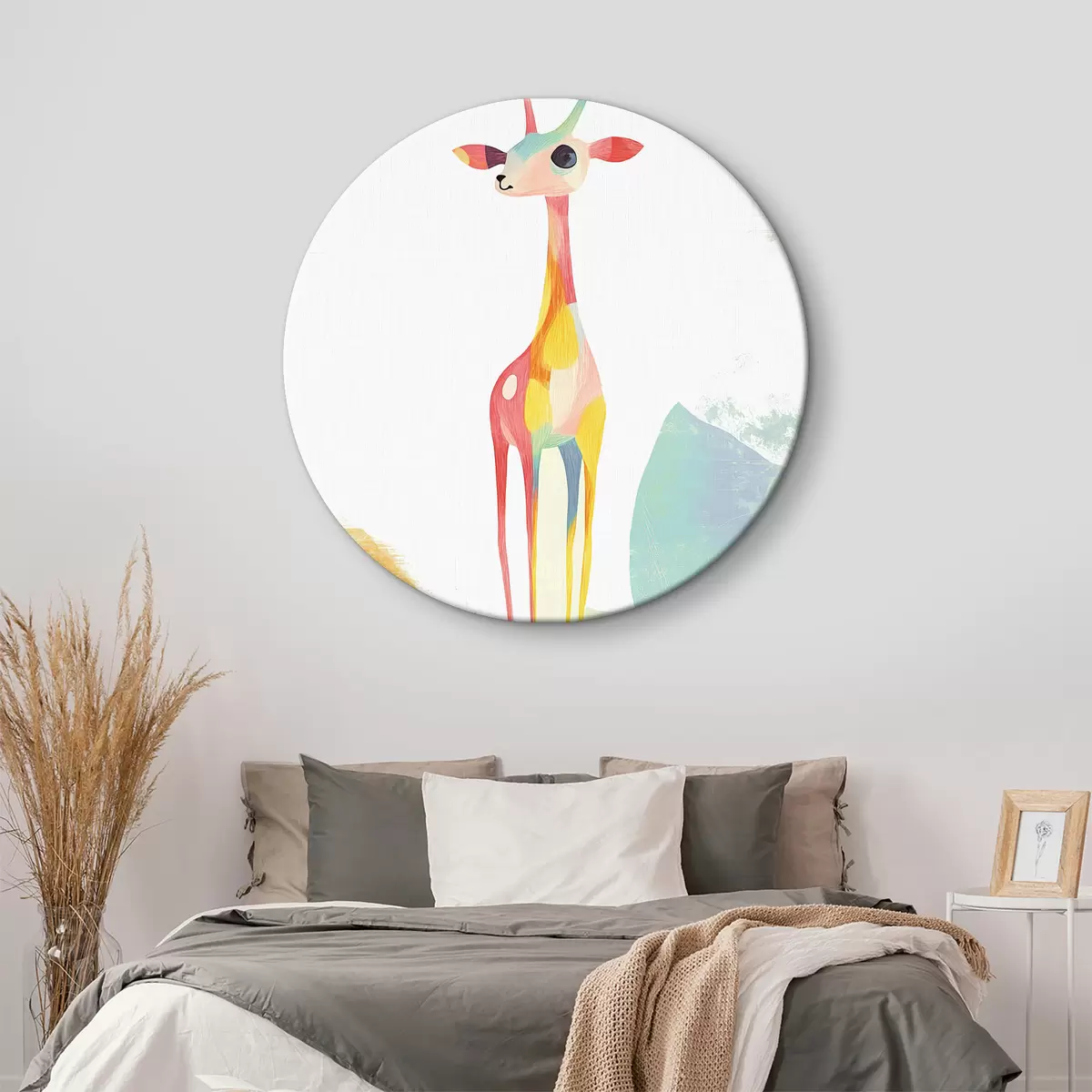 Runde Wandbilder Helles, fröhliches Tier r39915
