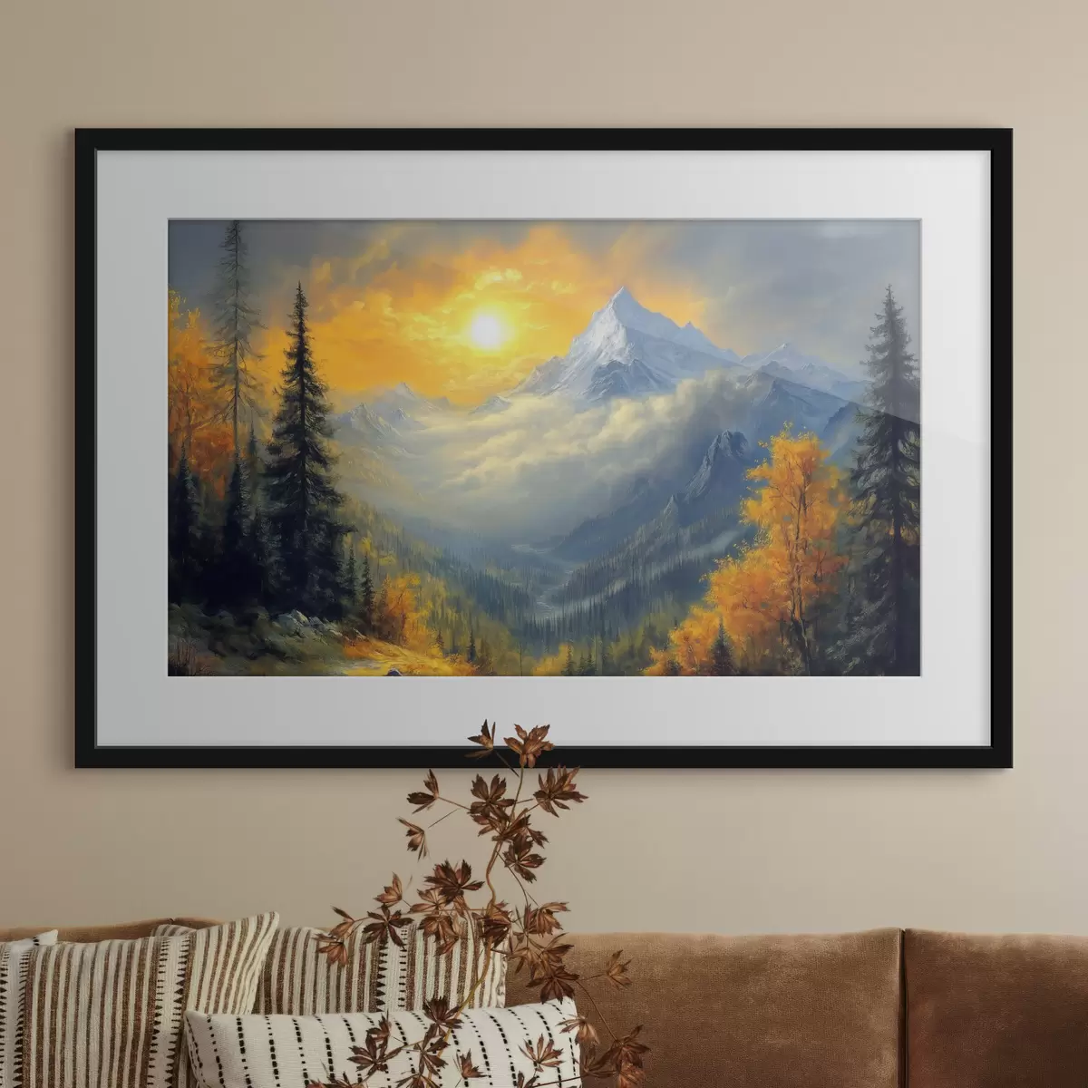 Poster Berge und Augenblick f42006