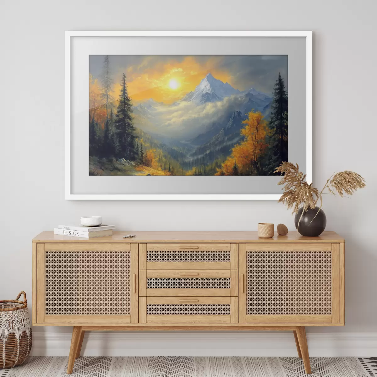 Poster Berge und Augenblick f42006