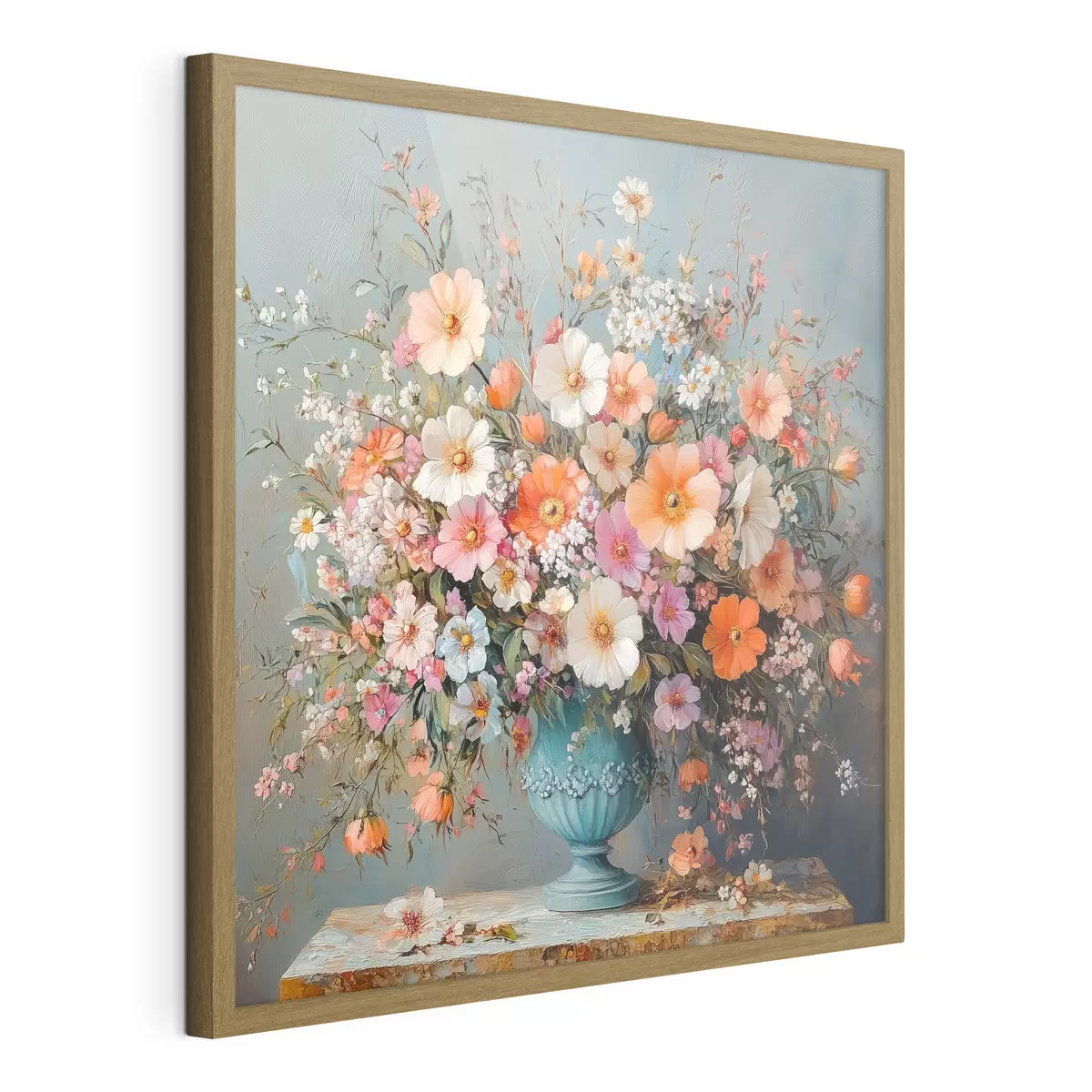 Poster leuchtende Wildblumen in einer Vase f42022
