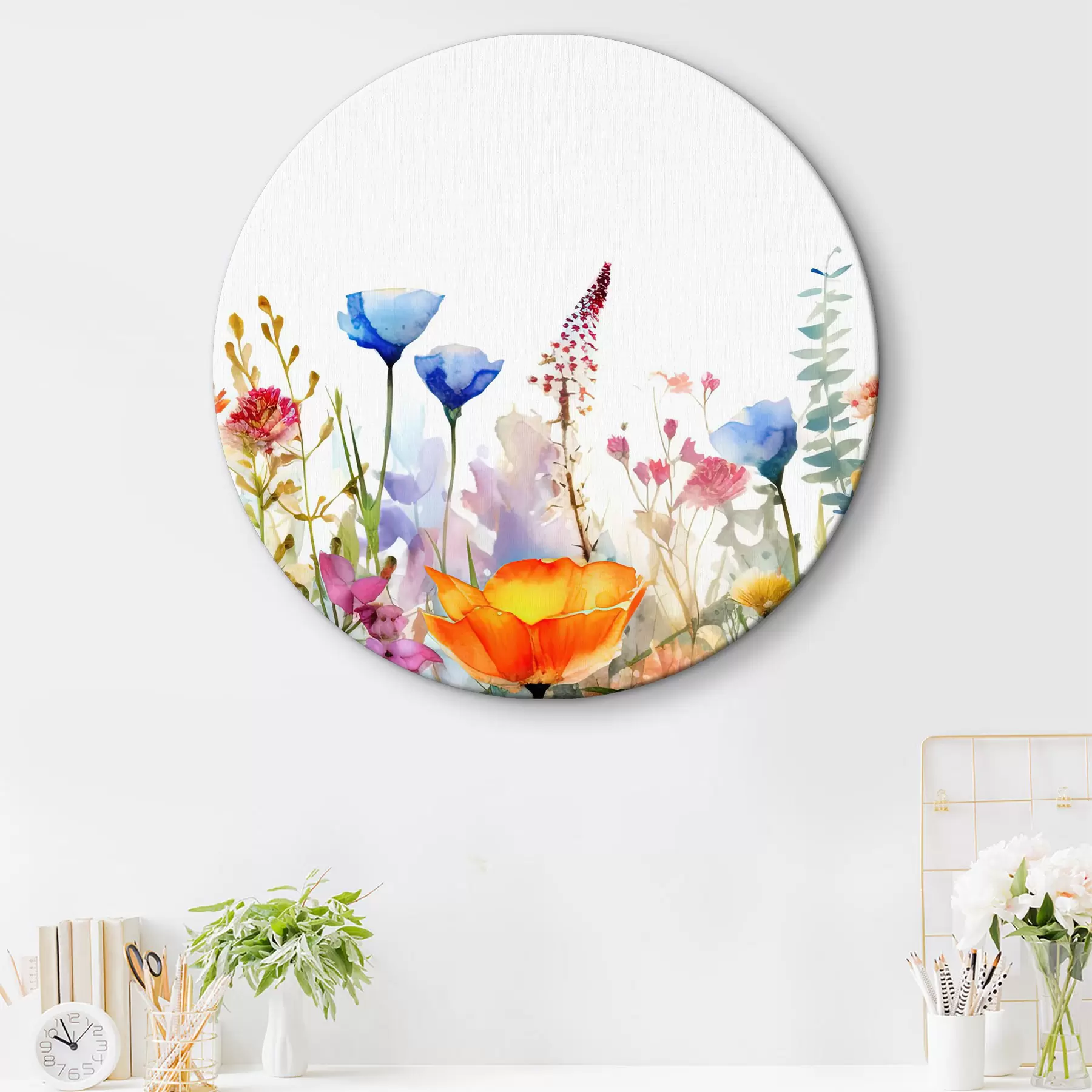 Fototapete Blume, Pflanze und Himmel r34157