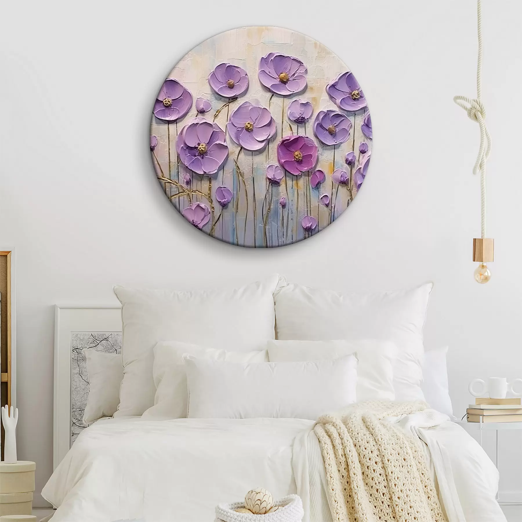 Fototapete Blume, Pflanze und Lila r34856