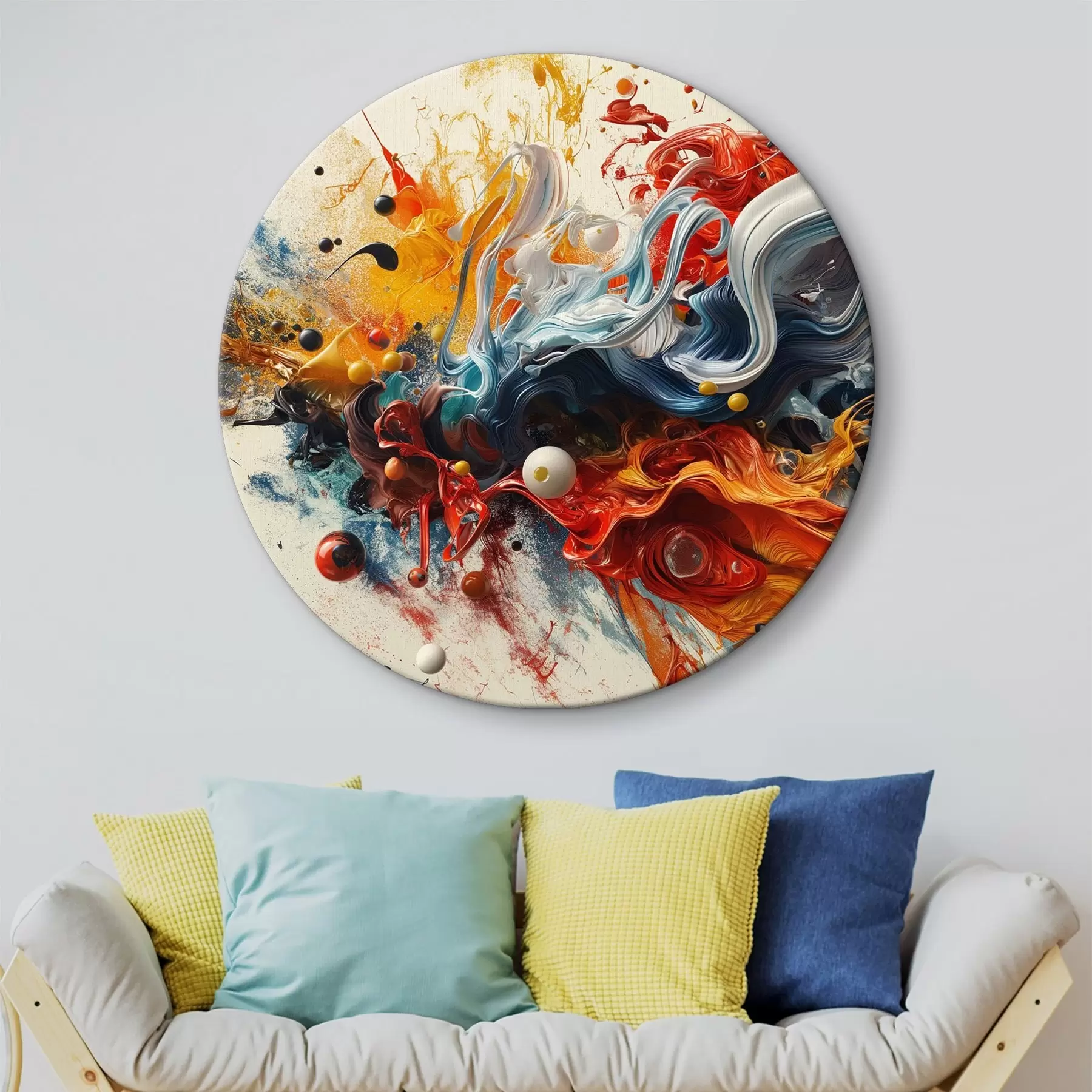 Fototapete Spritzer von Farben abstrakten Hintergrund r38457