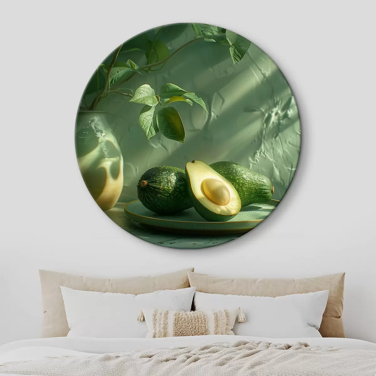 Runde Wandbilder Avocado r38689