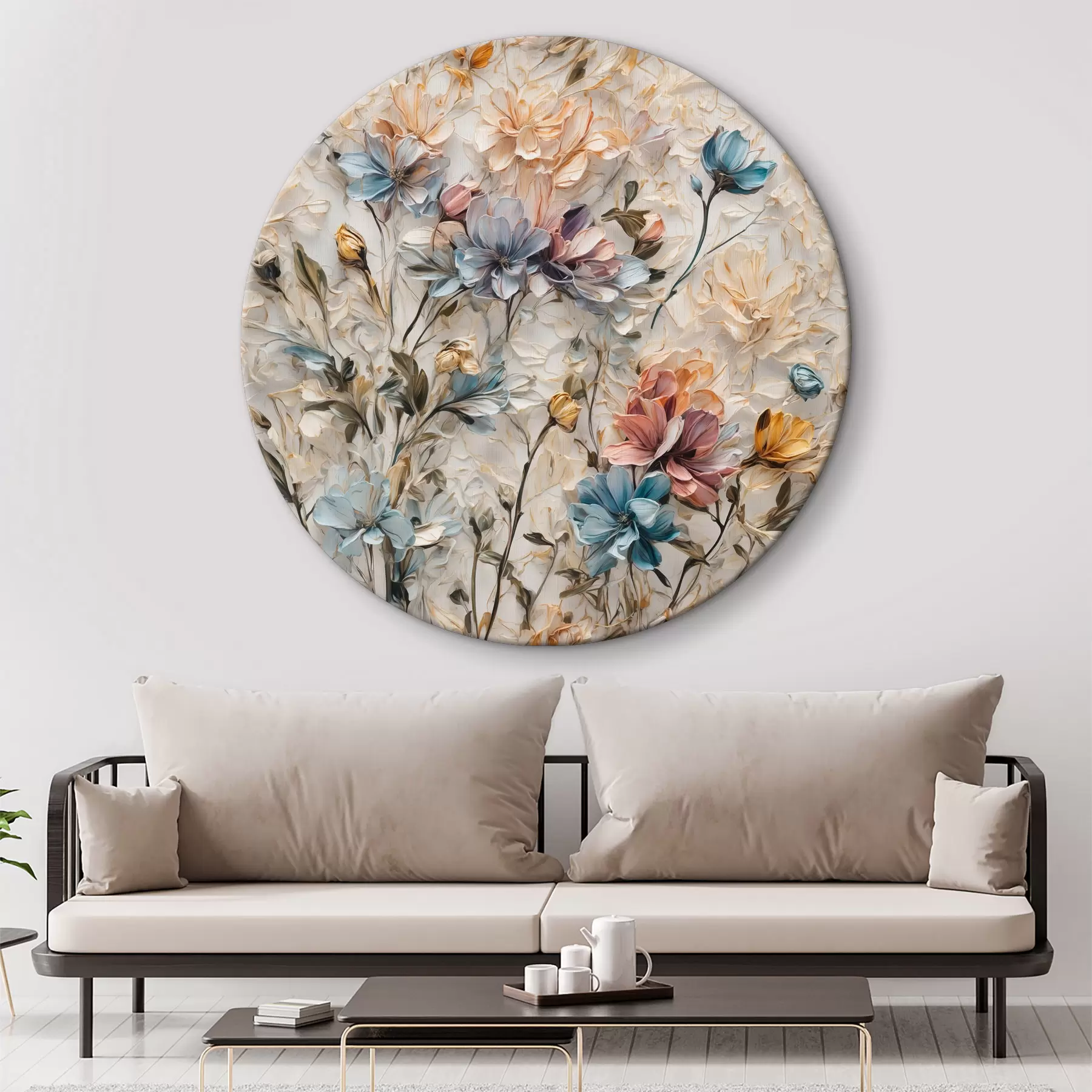 Fototapete Abstrakte Blumen und Blätter r39605