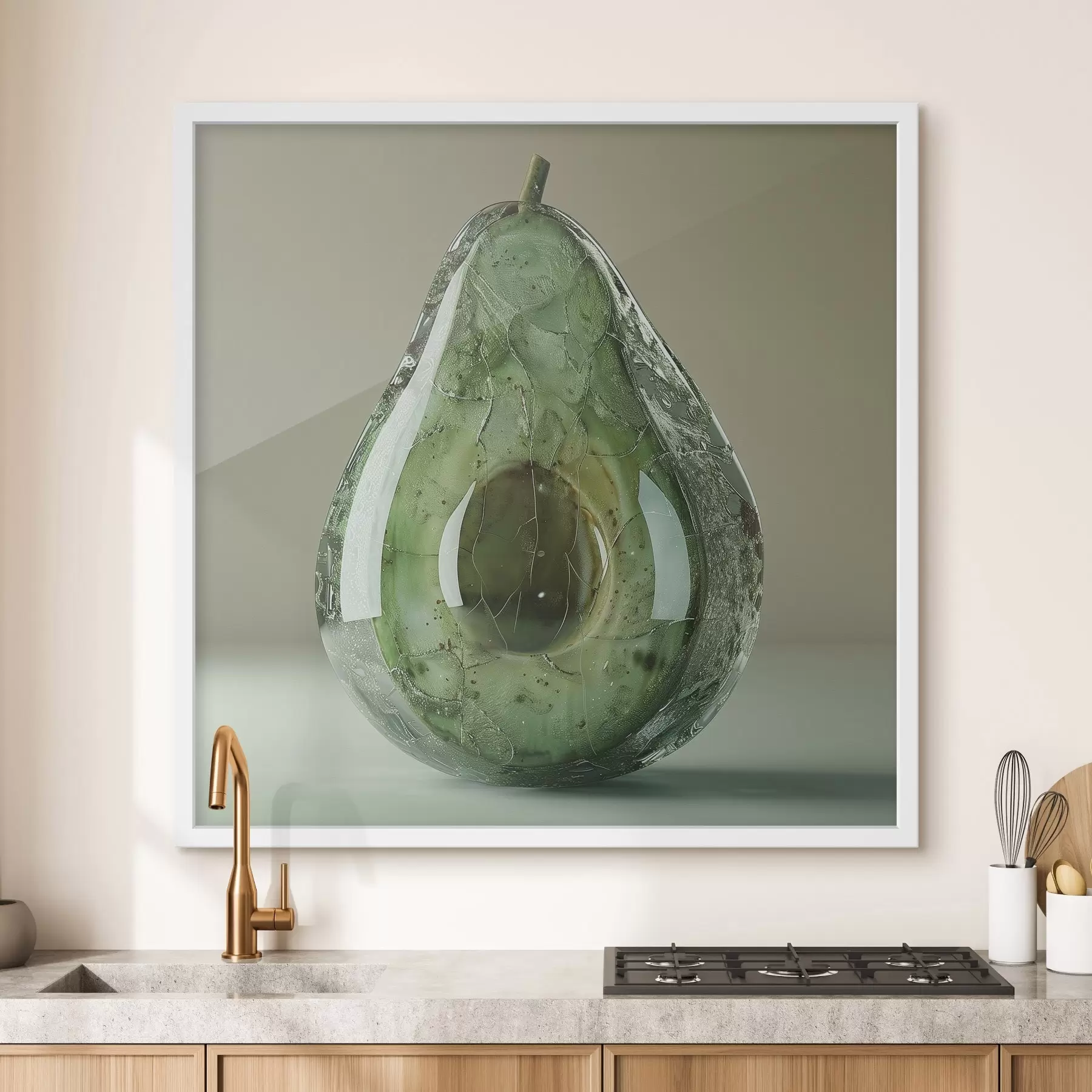 Fototapete Gemüse, Glas Avocado f42068
