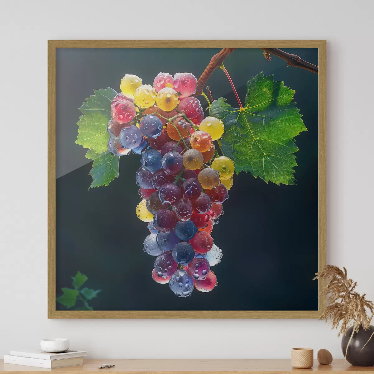Poster Früchte, Weintrauben f42071
