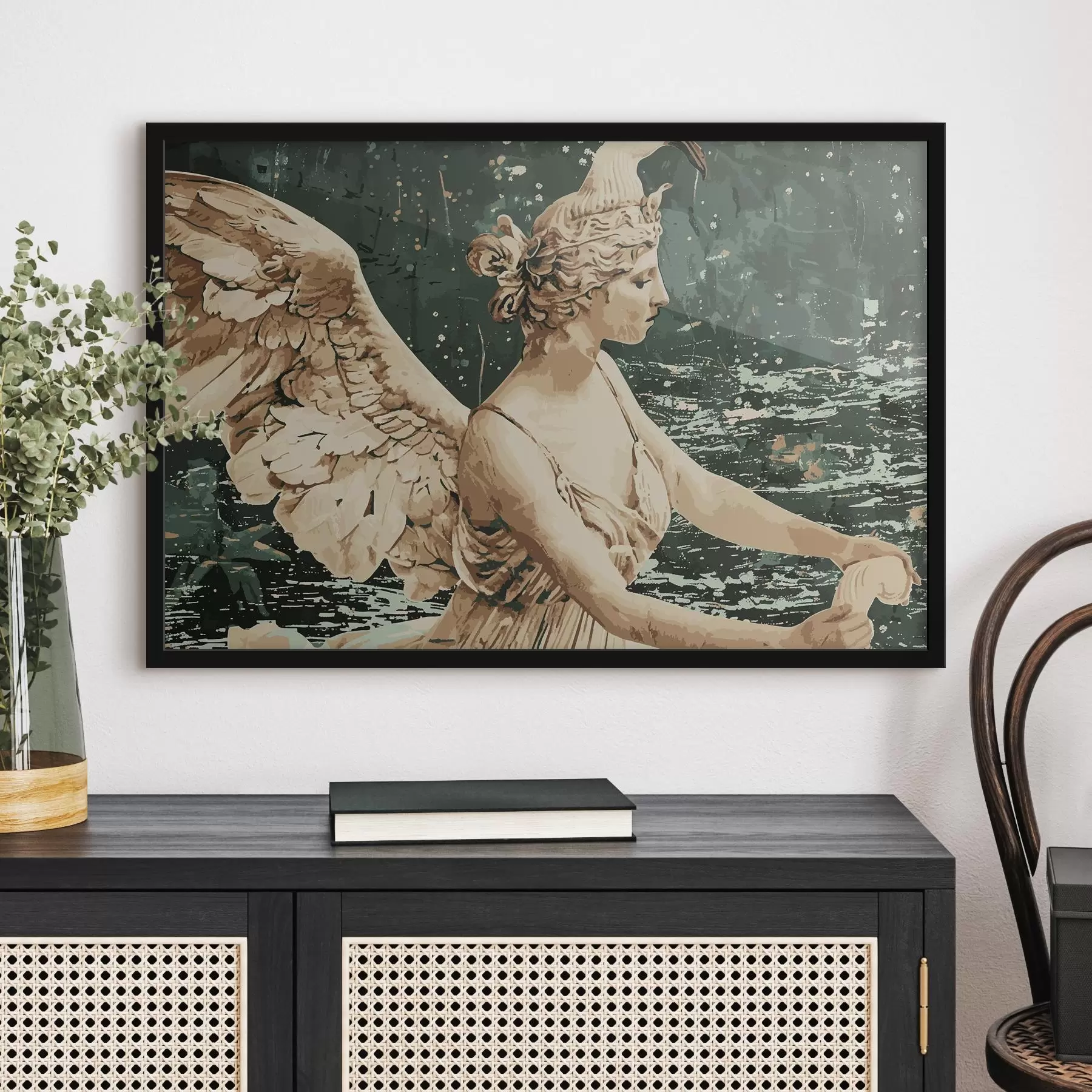 Fototapete Engelsgleiche Anmut in zeitloser Kunst f38551