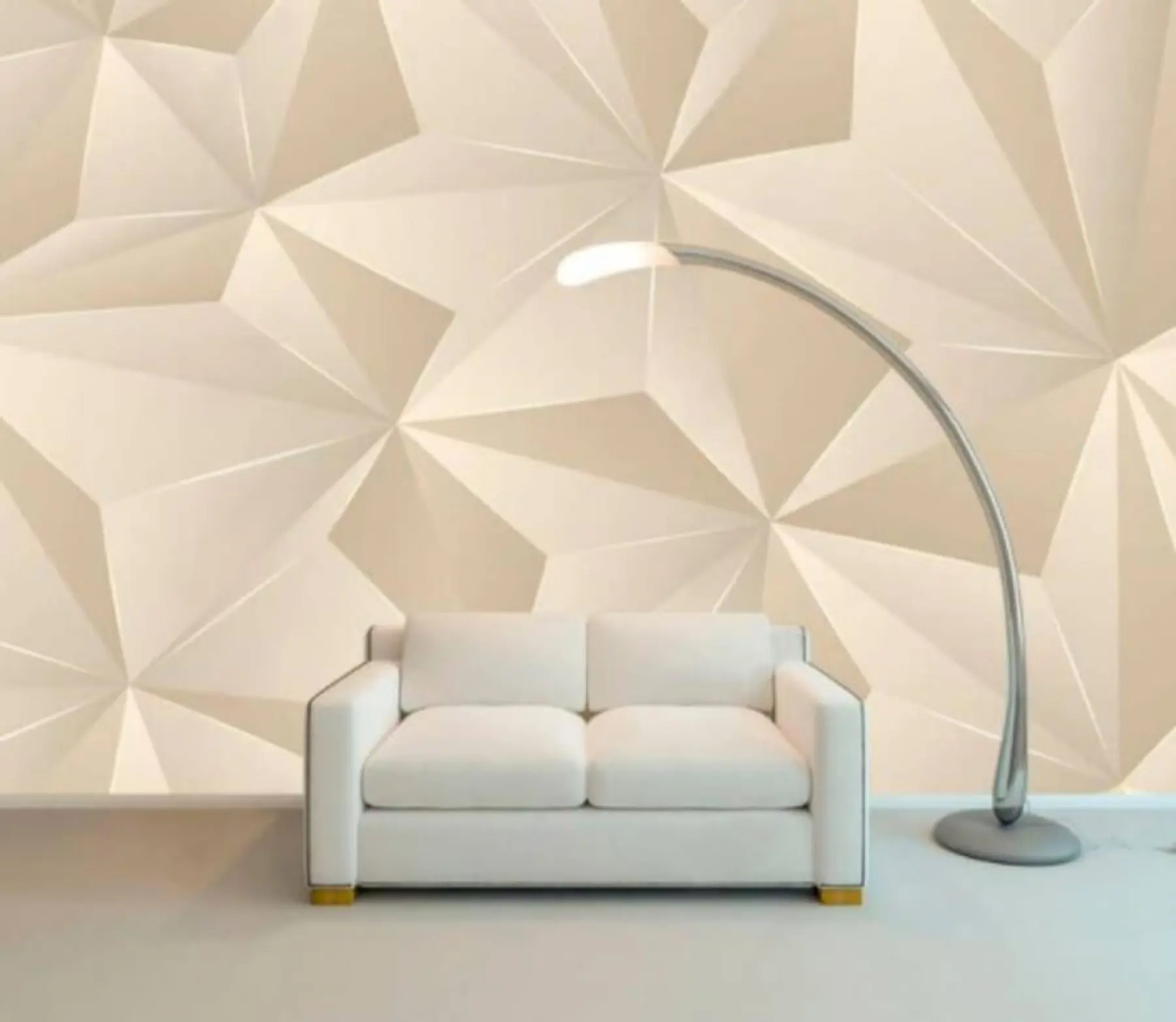 Fototapete Beiges geometrisches Relief u42449