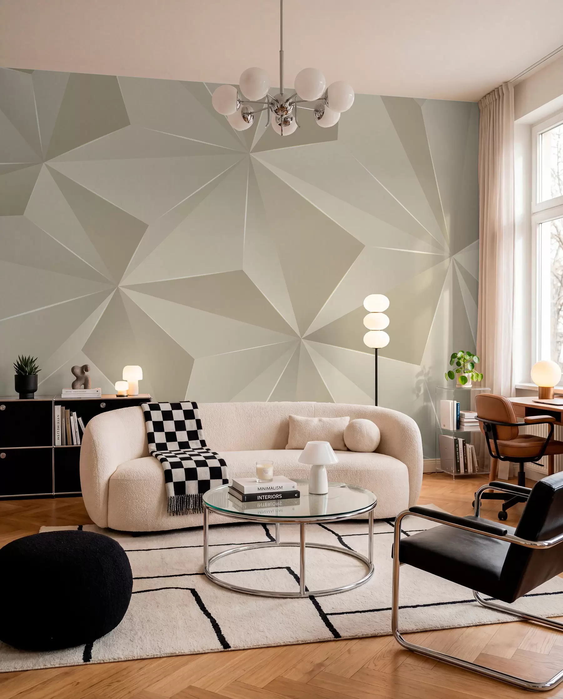 Fototapete Beiges geometrisches Relief u42449