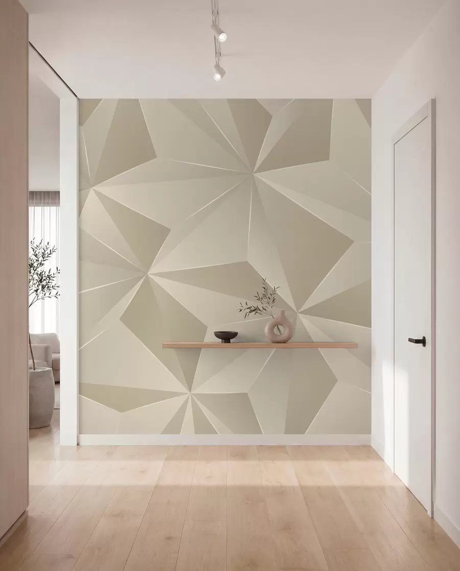 Fototapete Beiges geometrisches Relief u42449