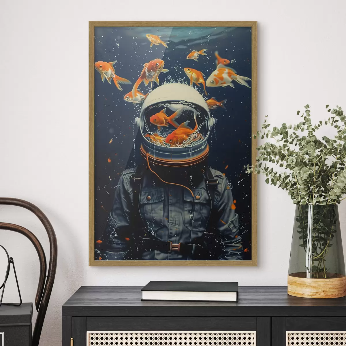 Poster Raum und Flüstern f39041