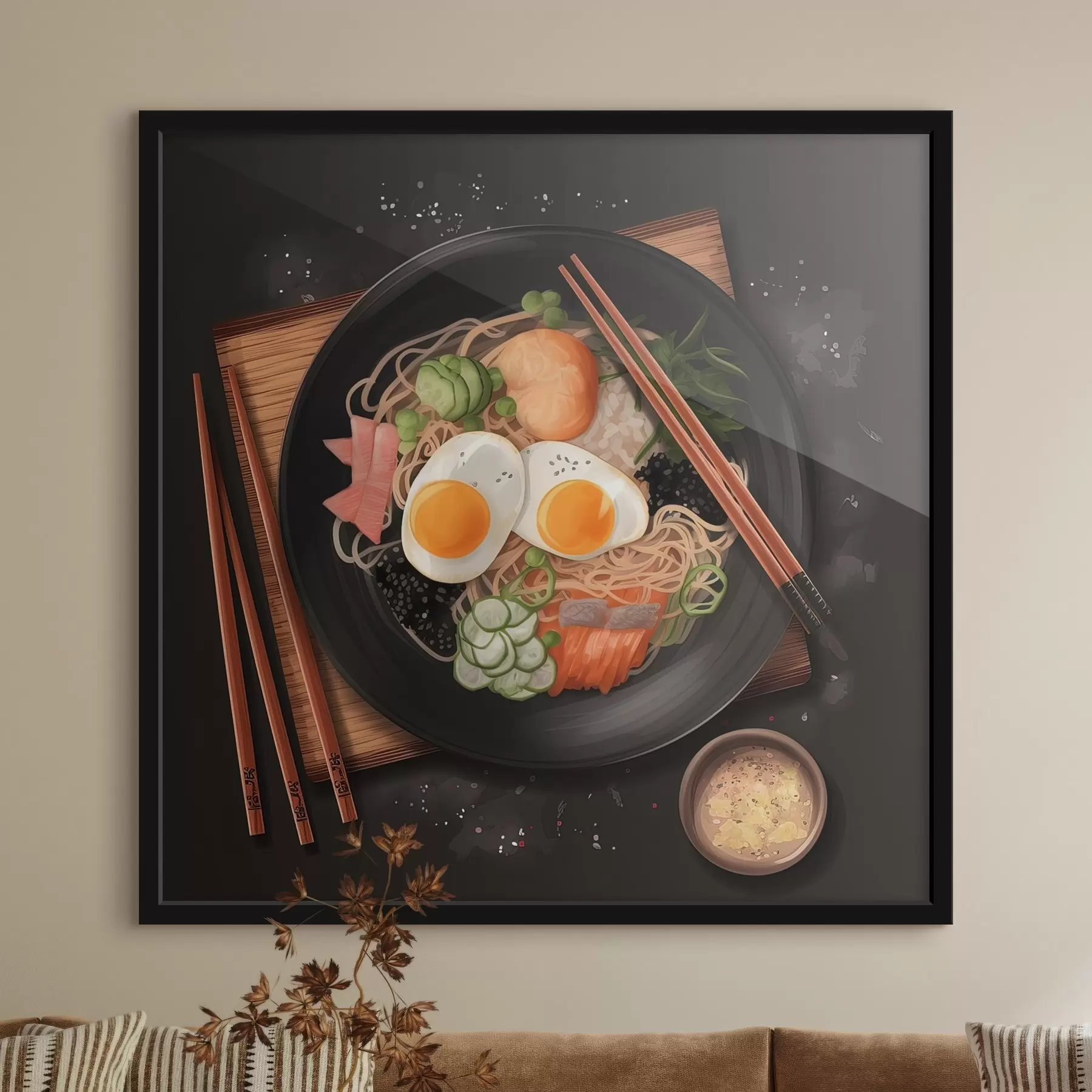 Fototapete Zur Küche mit dem Bild von Ramen f32129