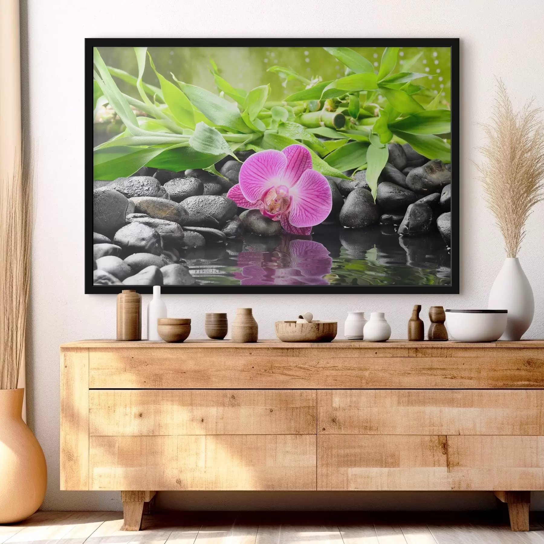 Fototapete Orchidee auf dem Wasser f34937