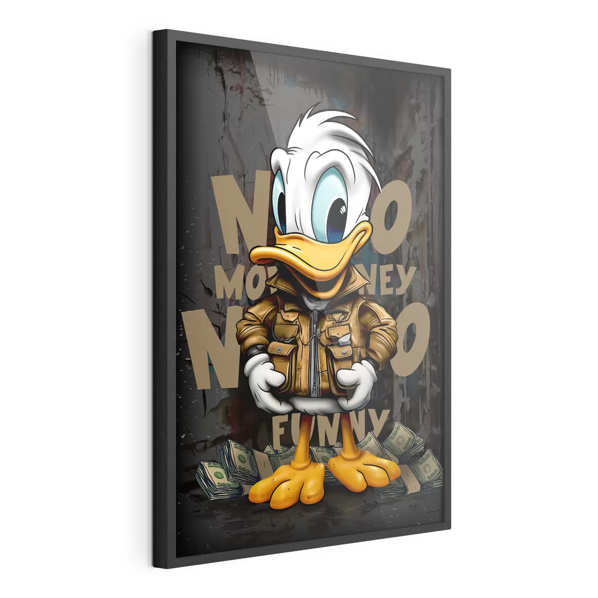 Poster Donald Duck auf Graffiti f35194