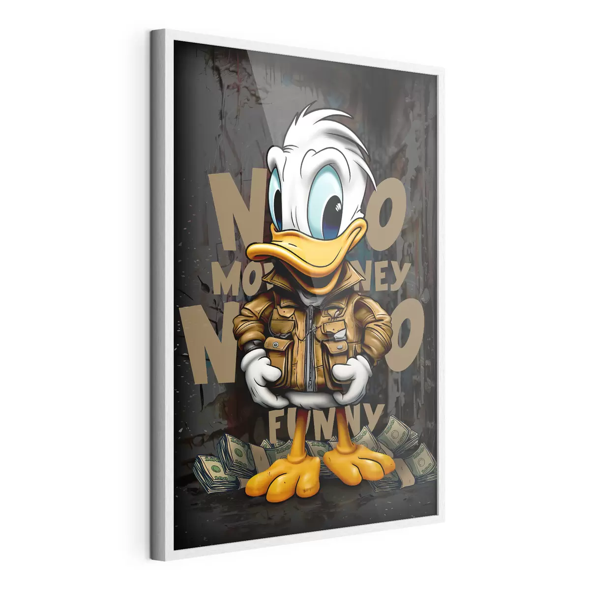 Poster Donald Duck auf Graffiti f35194