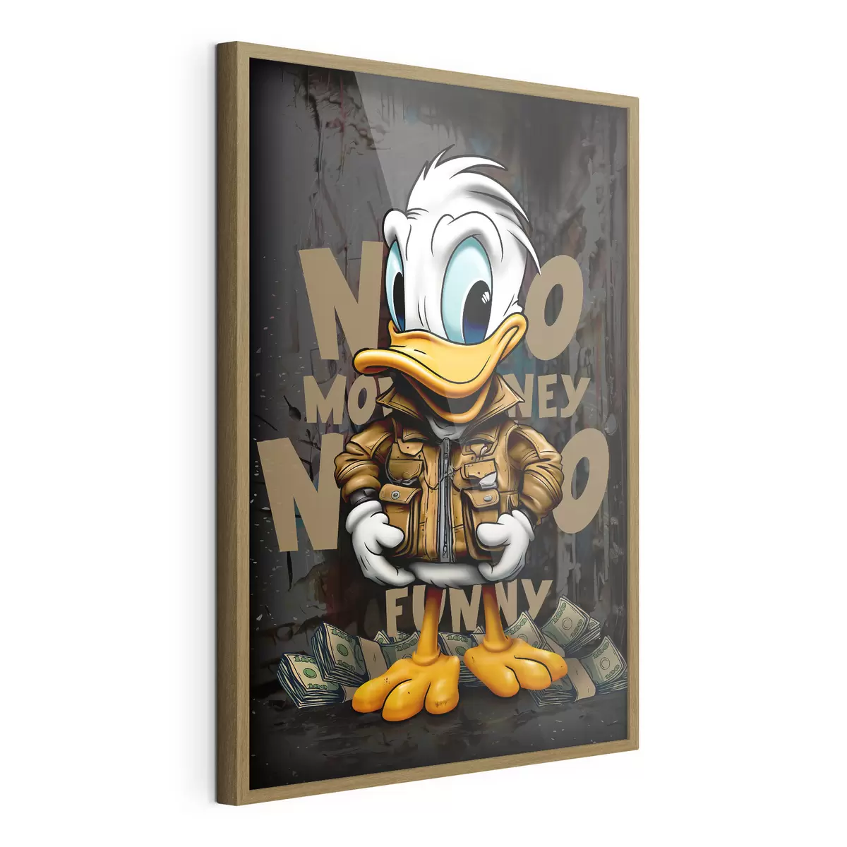 Poster Donald Duck auf Graffiti f35194