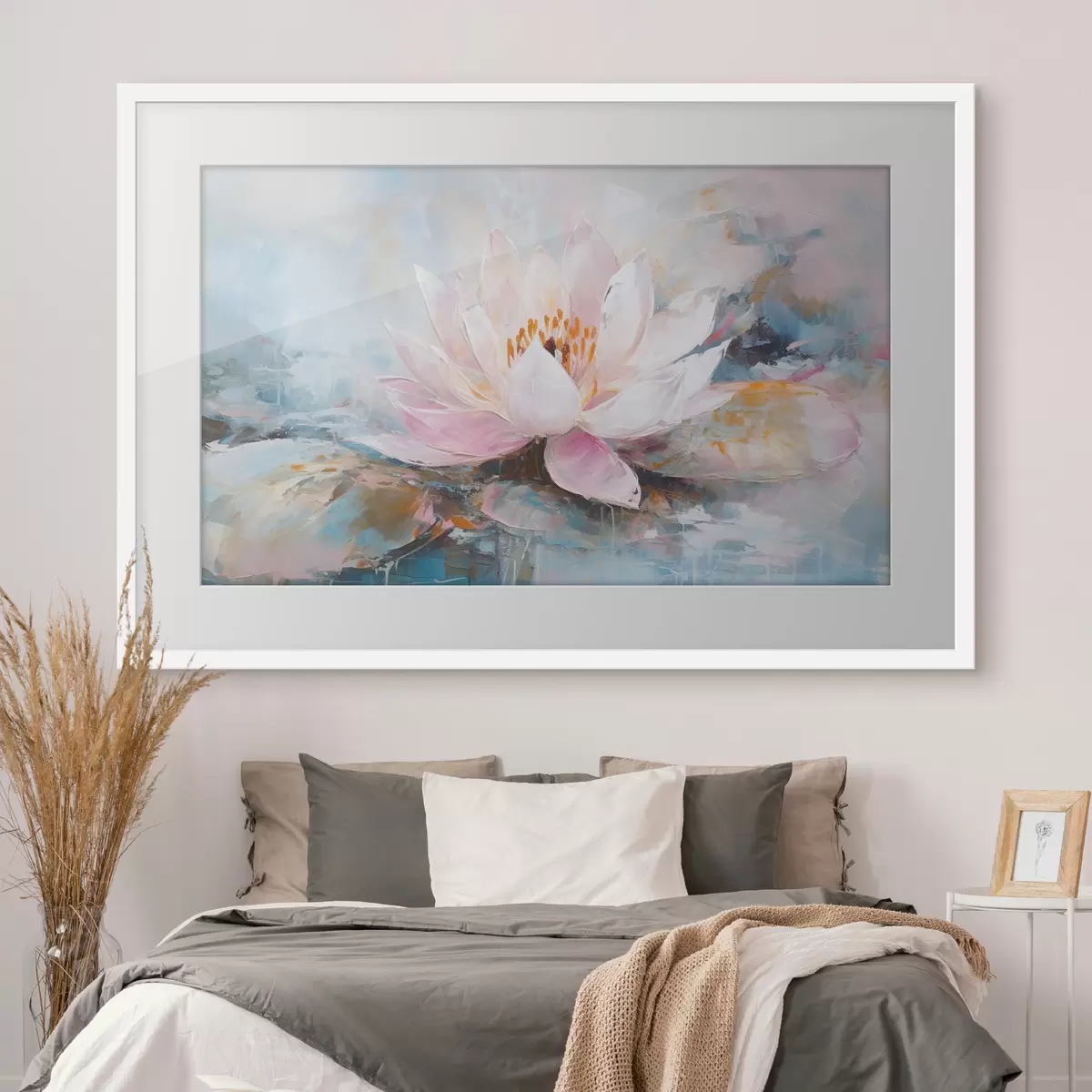 Poster Aquarell Pfingstrose Illustration f35449