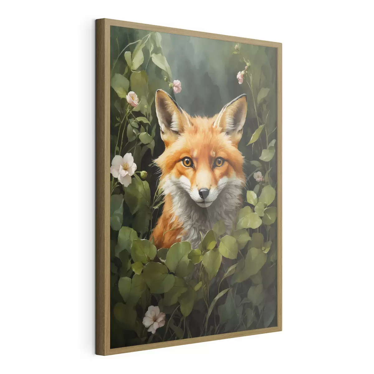 Poster Fuchs im Gebüsch f41777