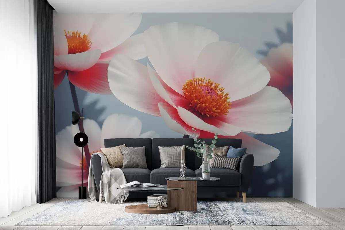 Fototapete Bunte Blumen w02612