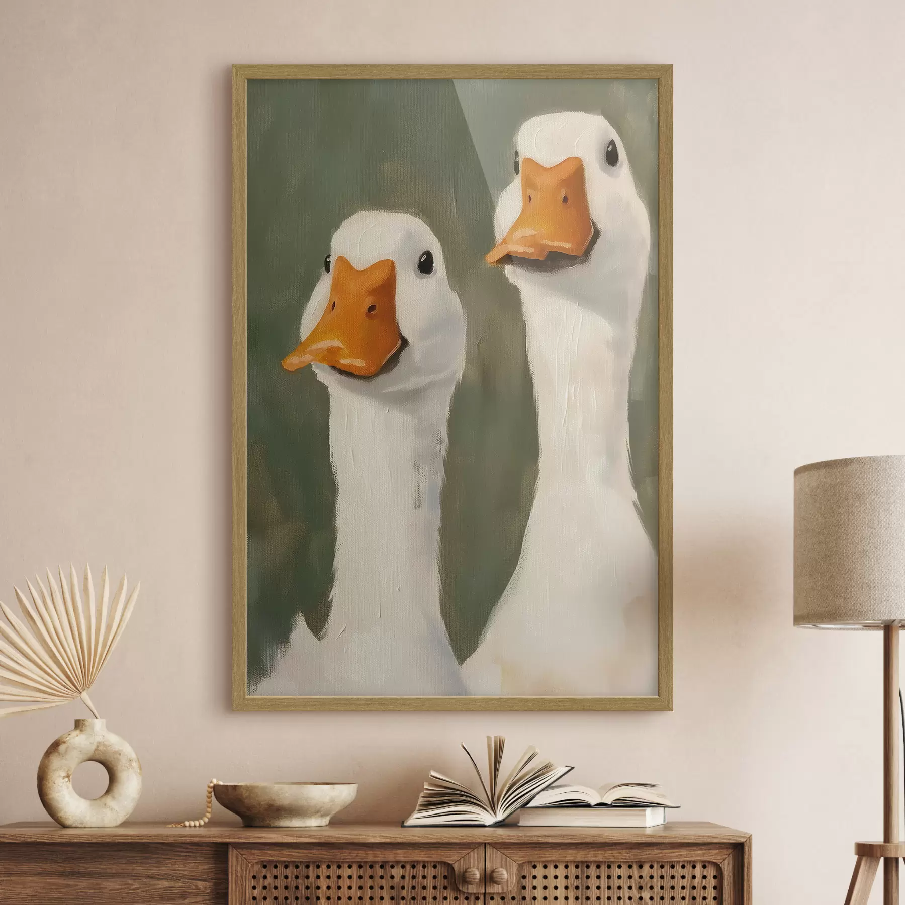 Fototapete Zwei Gänse f42152