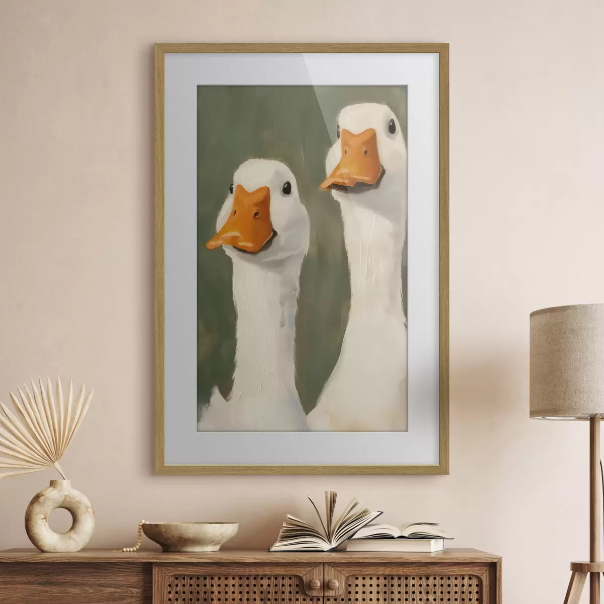 Poster Zwei Gänse f42152