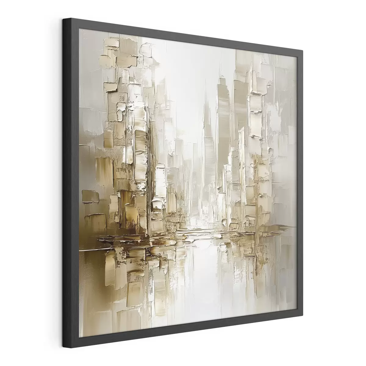 Poster Stadt im goldenen Dunst f42132