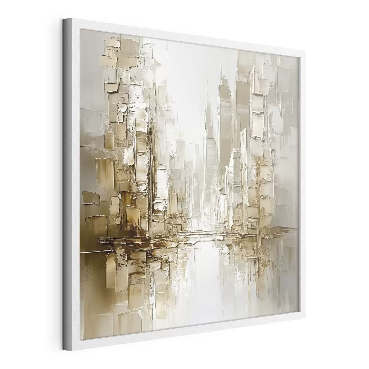 Poster Stadt im goldenen Dunst f42132