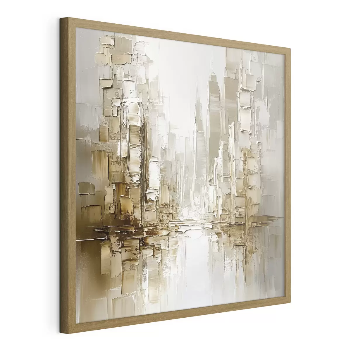 Poster Stadt im goldenen Dunst f42132