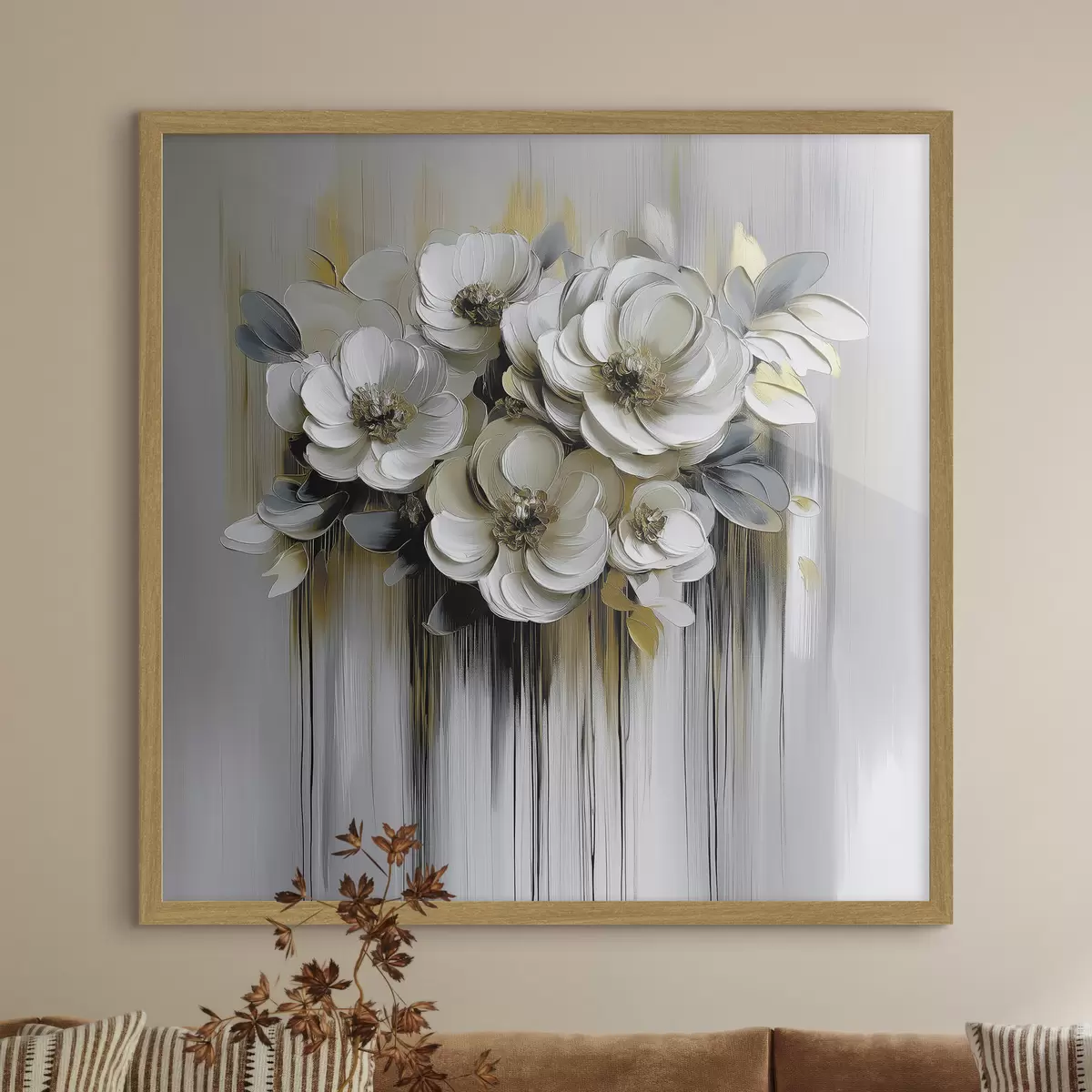 Poster Abstrakte Blumen f42244