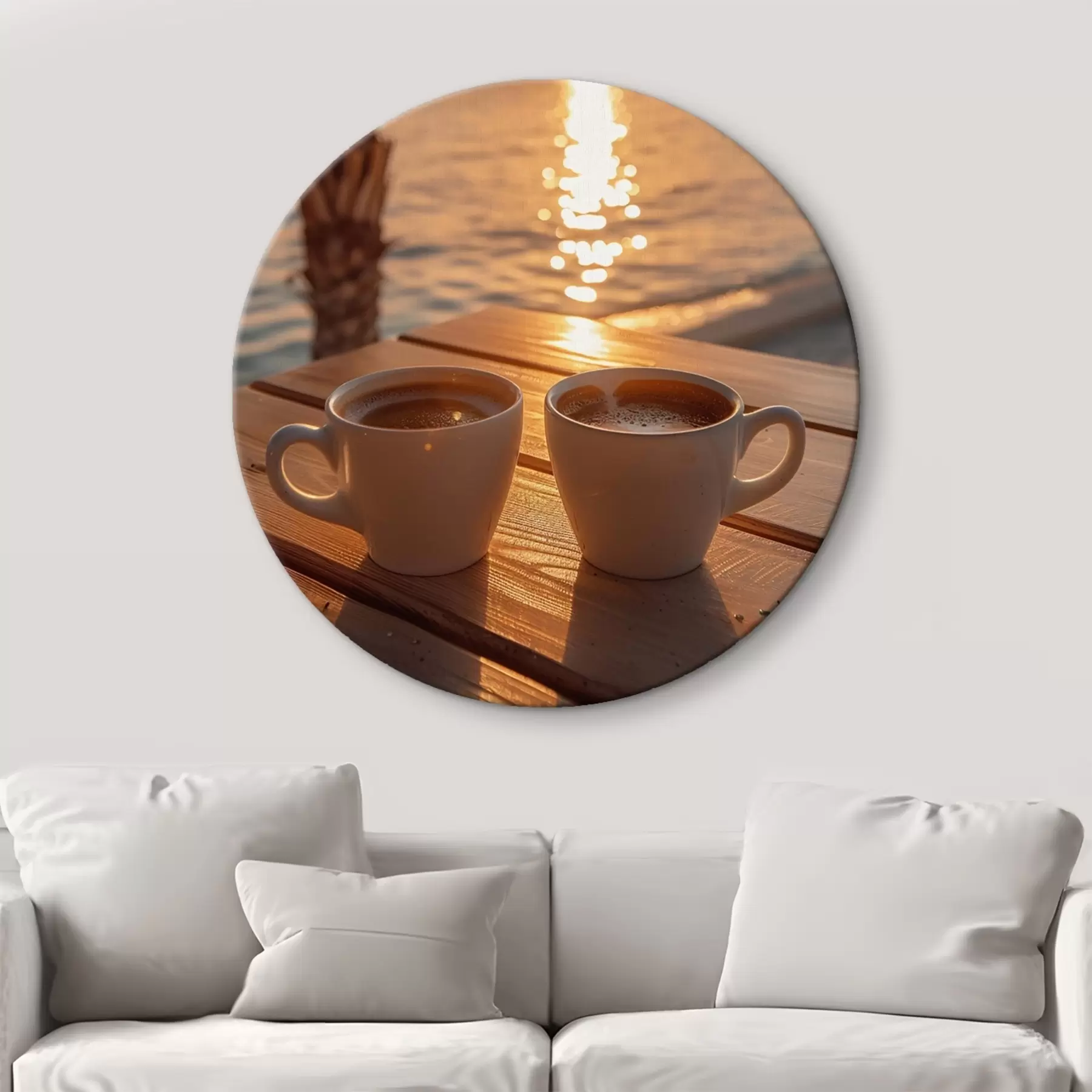 Fototapete Kaffee am Meer r41431